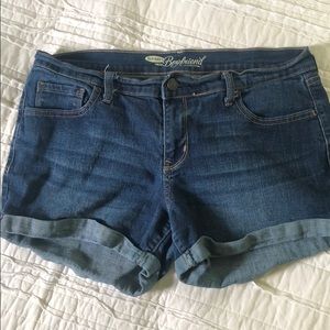 Denim shorts